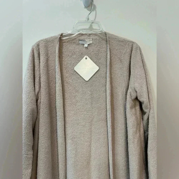 Blush Pink Open Front Soft Bathrobe - Size S - Picture 3 of 7